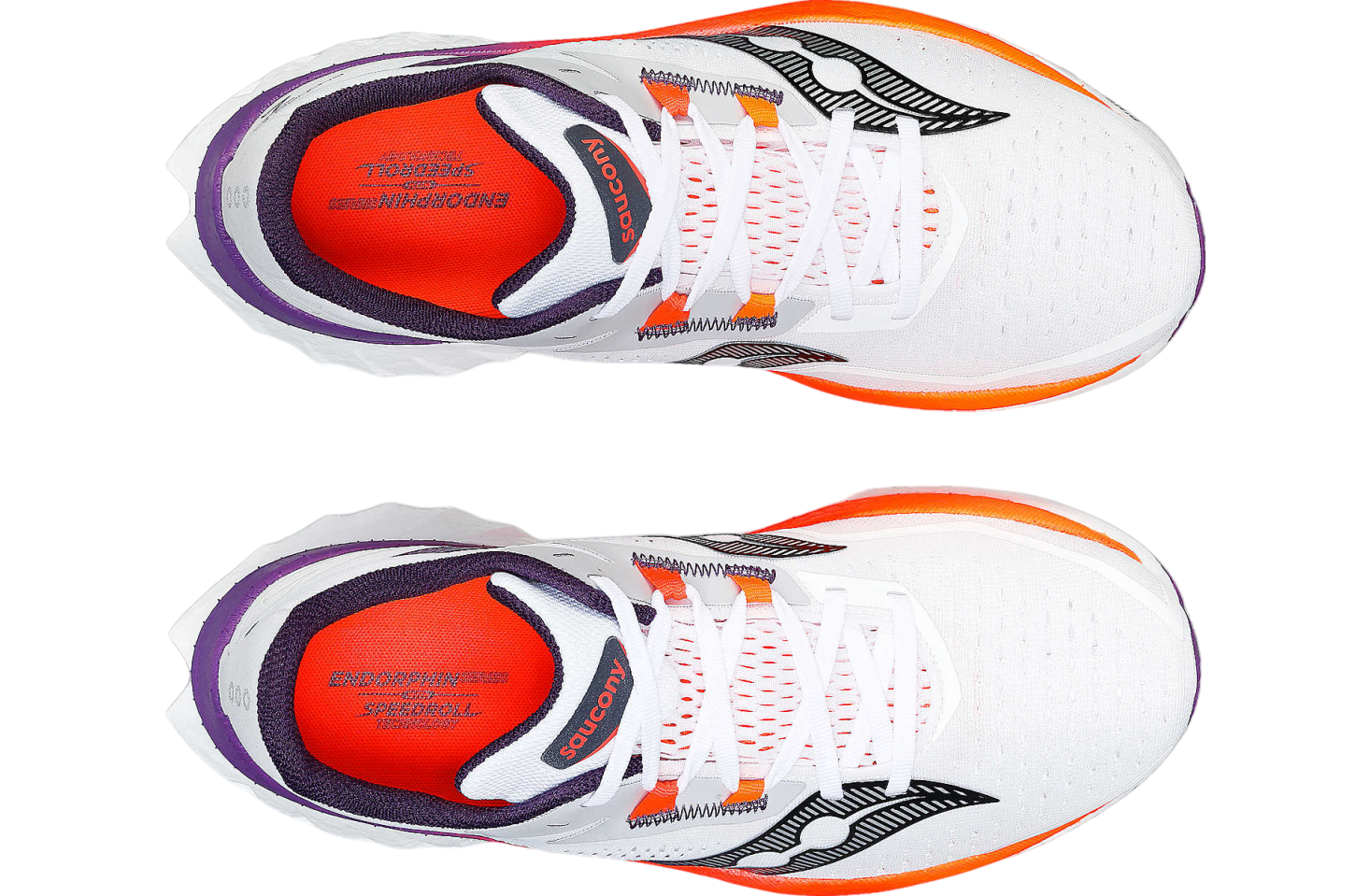 Saucony Endorphin Speed 4 White / Viziorange