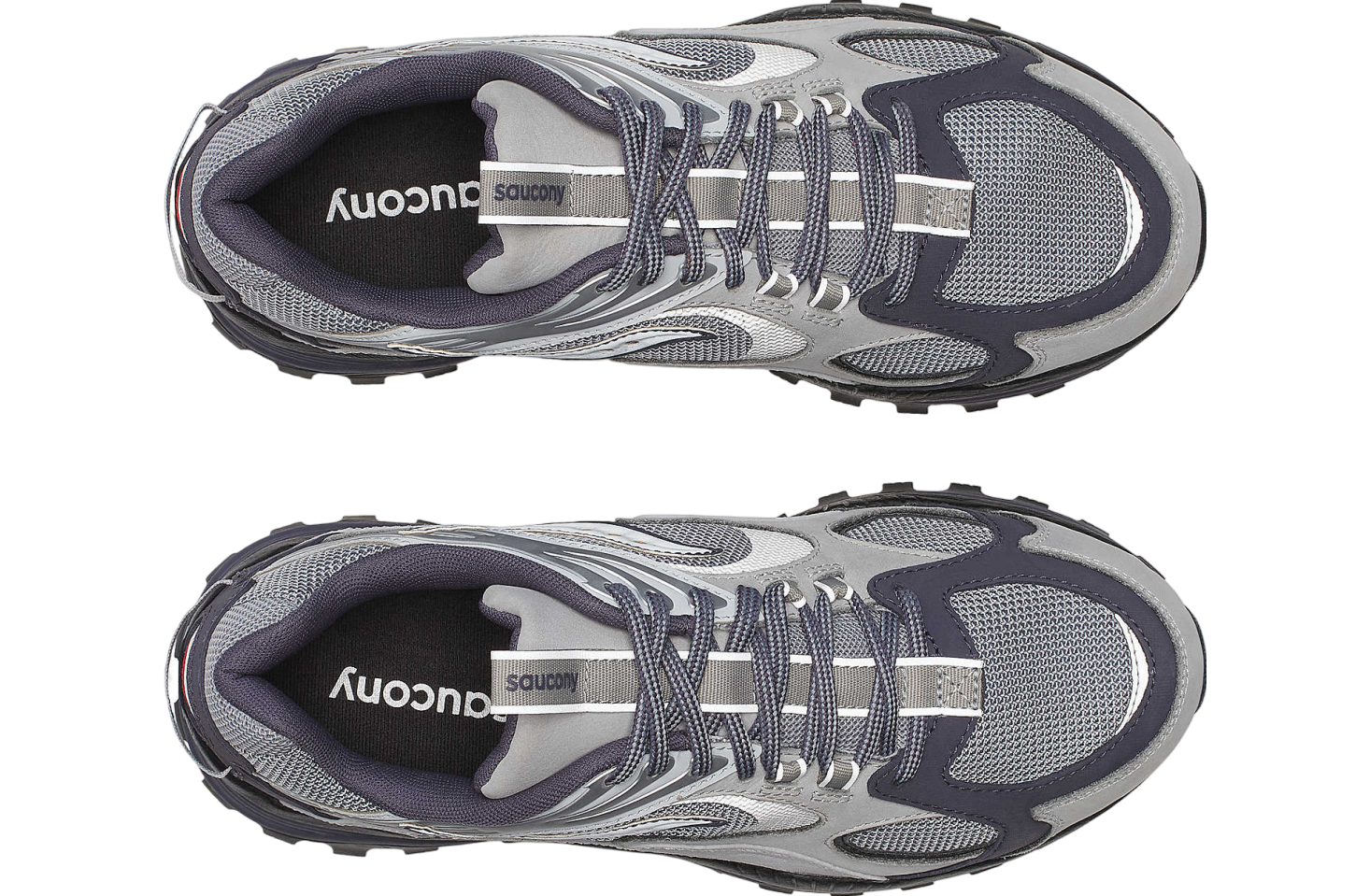 Saucony Grid Aura X Grey Pack Grey / Silver