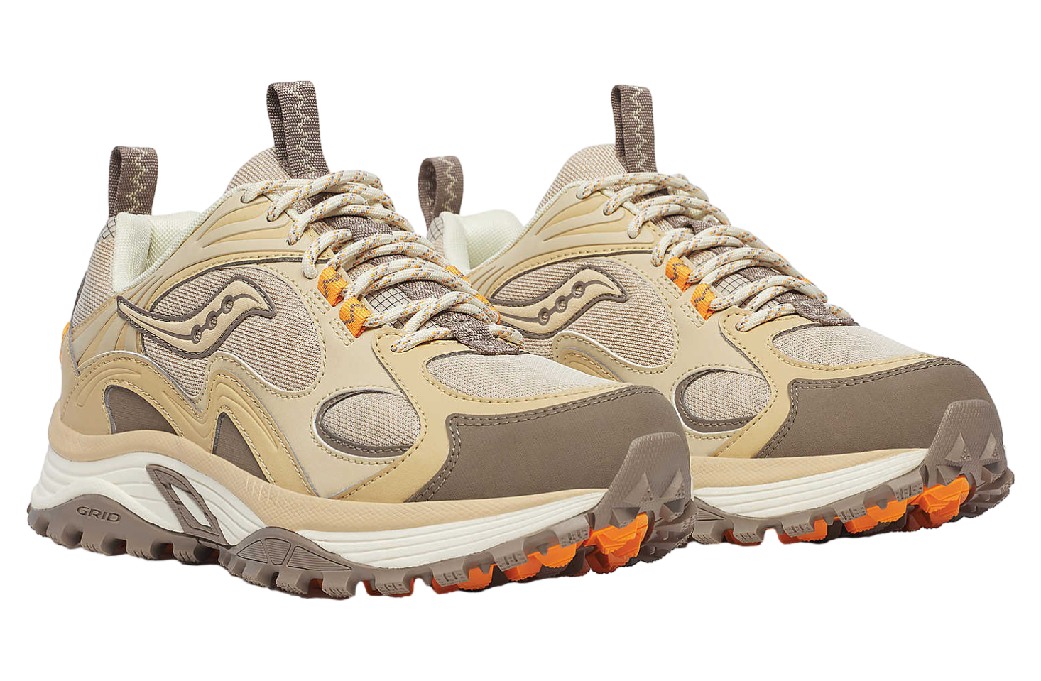 Saucony Grid Aura X Whey / Orange