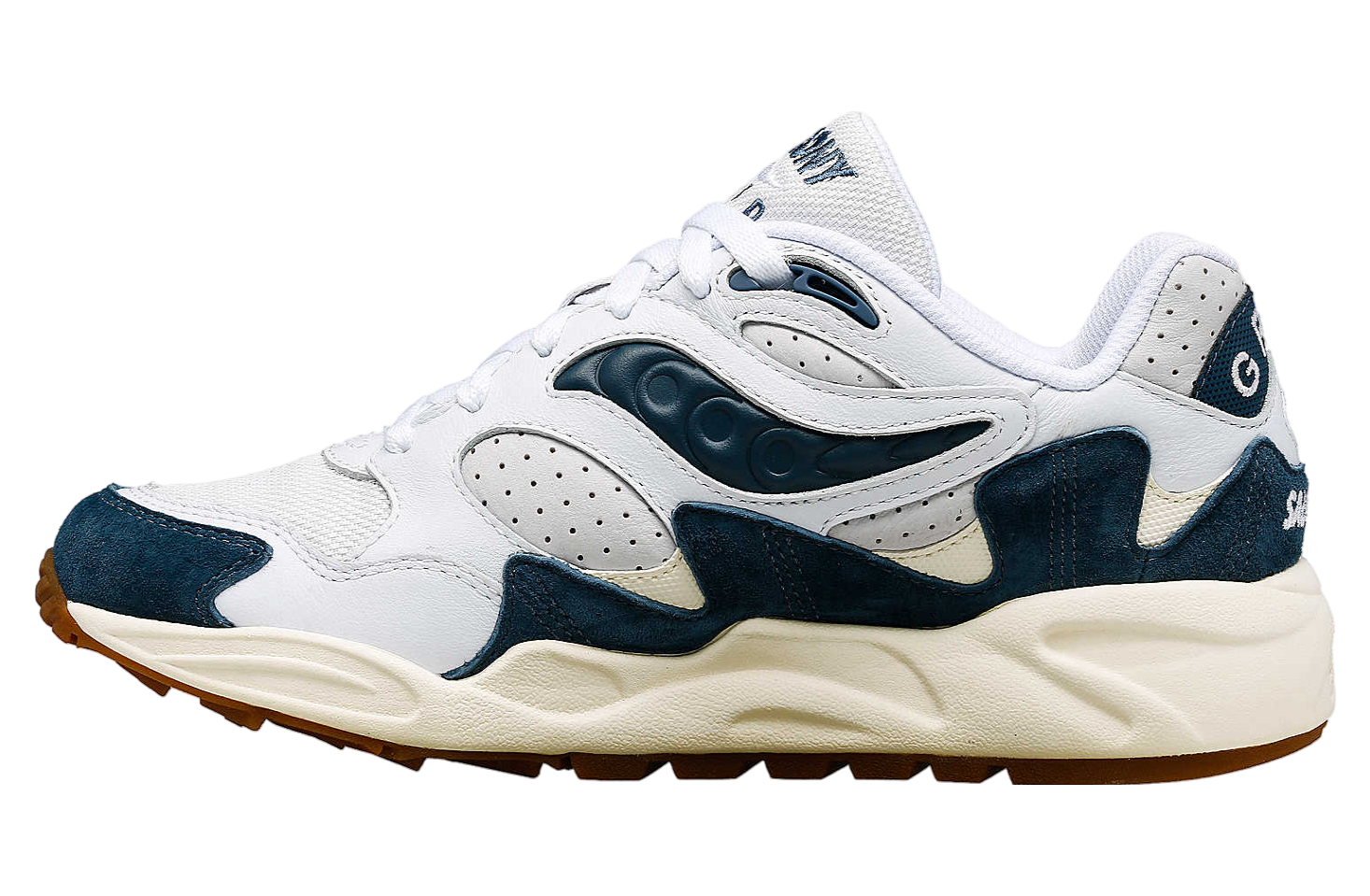 Saucony Grid Shadow 2 Ivy Prep White / Navy