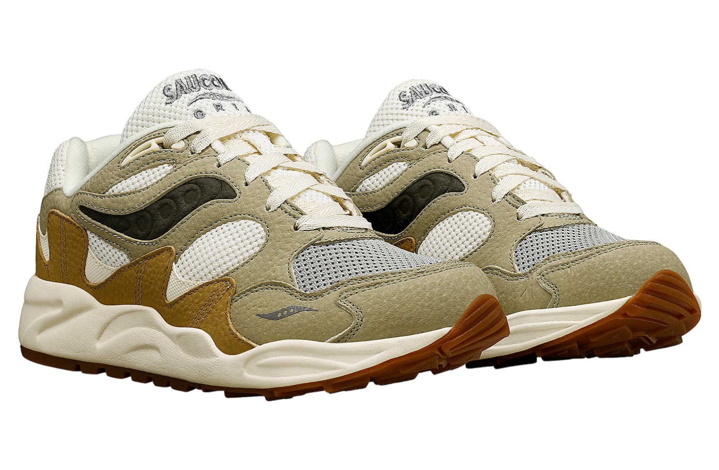 Saucony Grid Shadow 2 Mushroom Sand / Sage