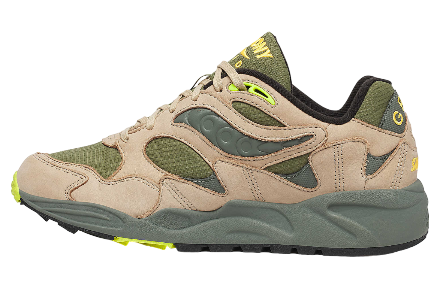 Saucony Grid Shadow 2 Premium Avocado / Beige