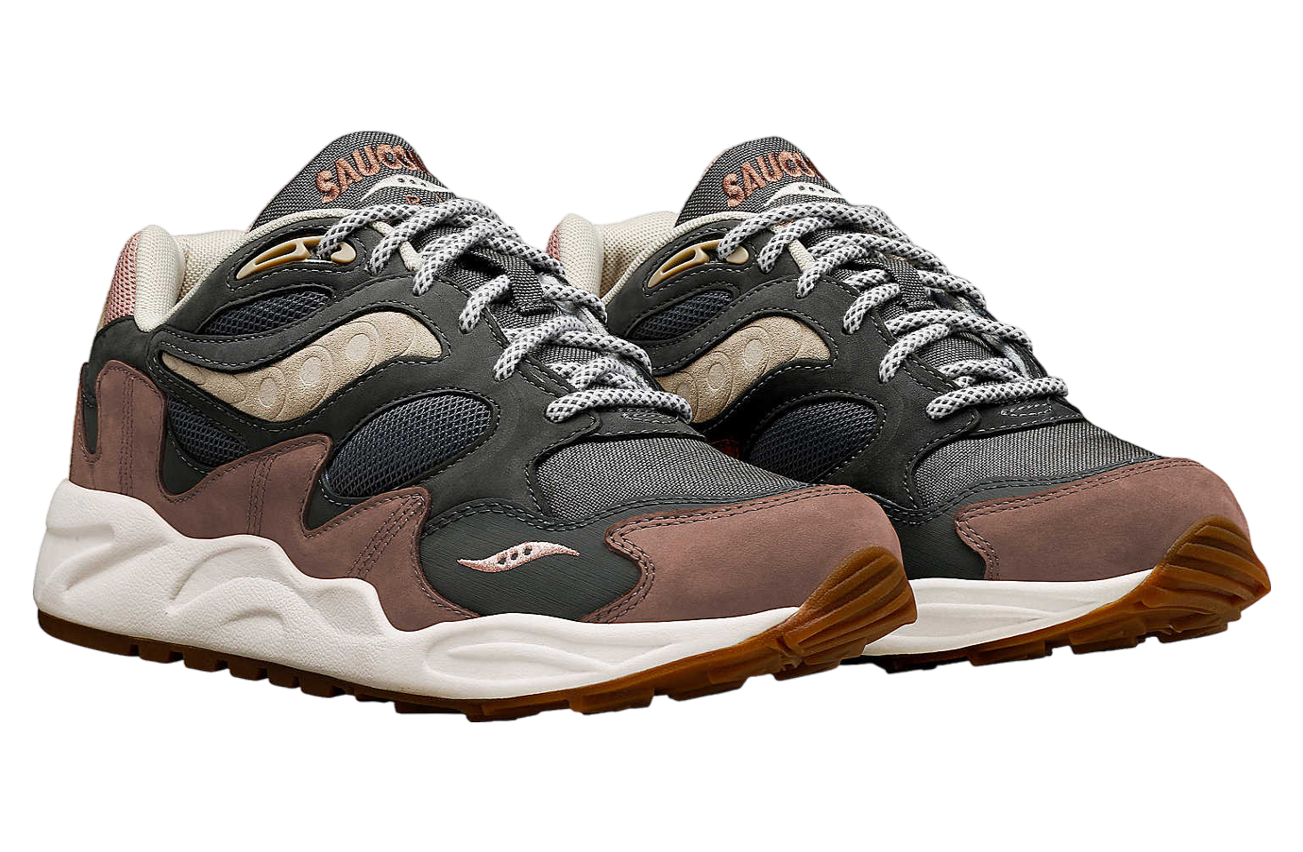 Saucony Grid Shadow 2 Secure Grey / Brown