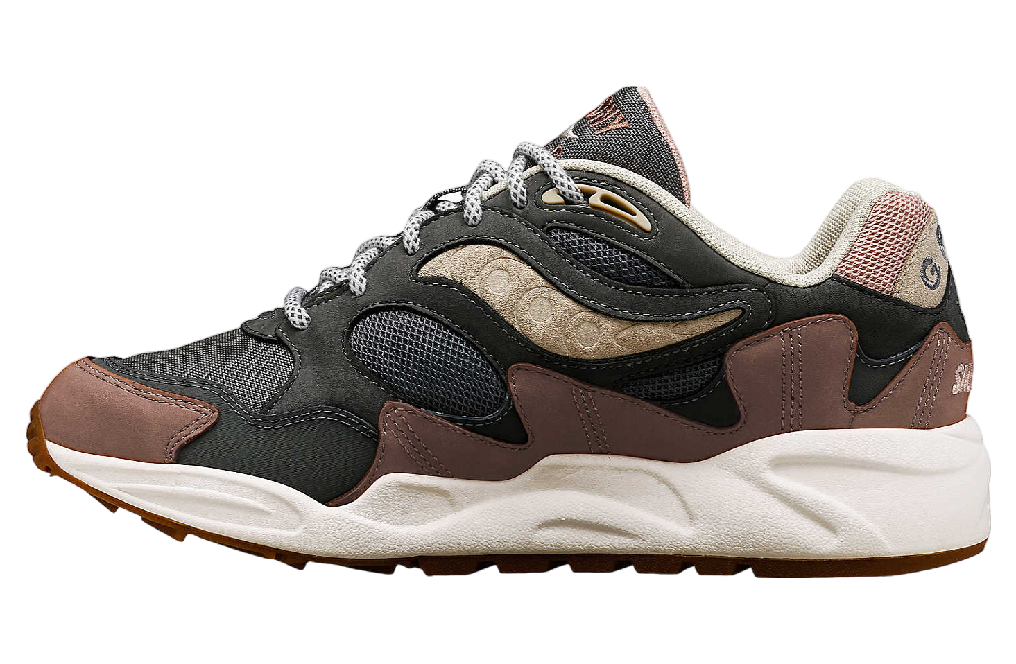 Saucony Grid Shadow 2 Secure Grey / Brown