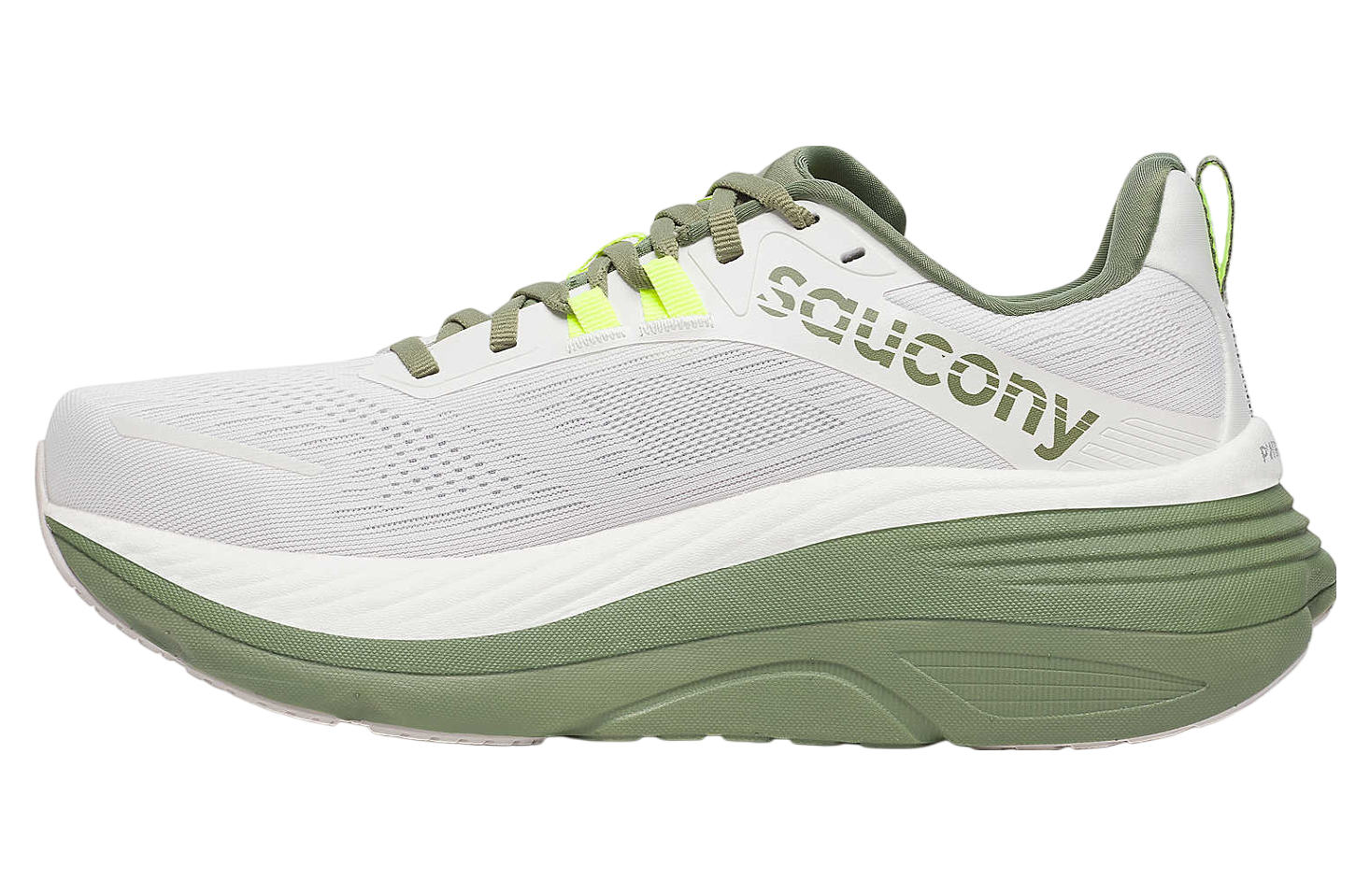 Saucony Hurricane 24 White / Olivine