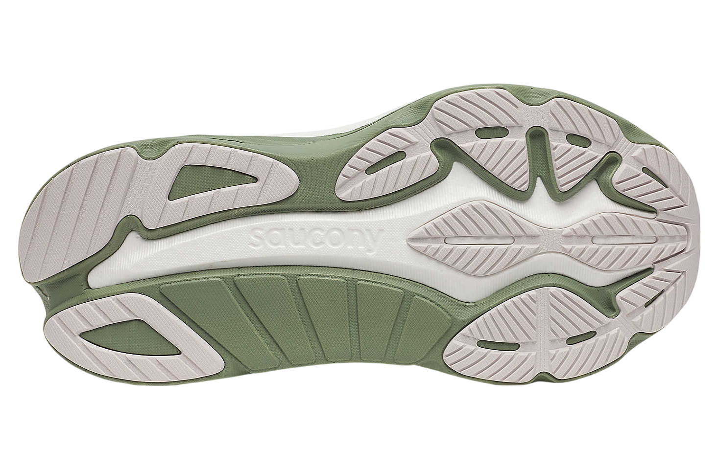 Saucony Hurricane 24 White / Olivine