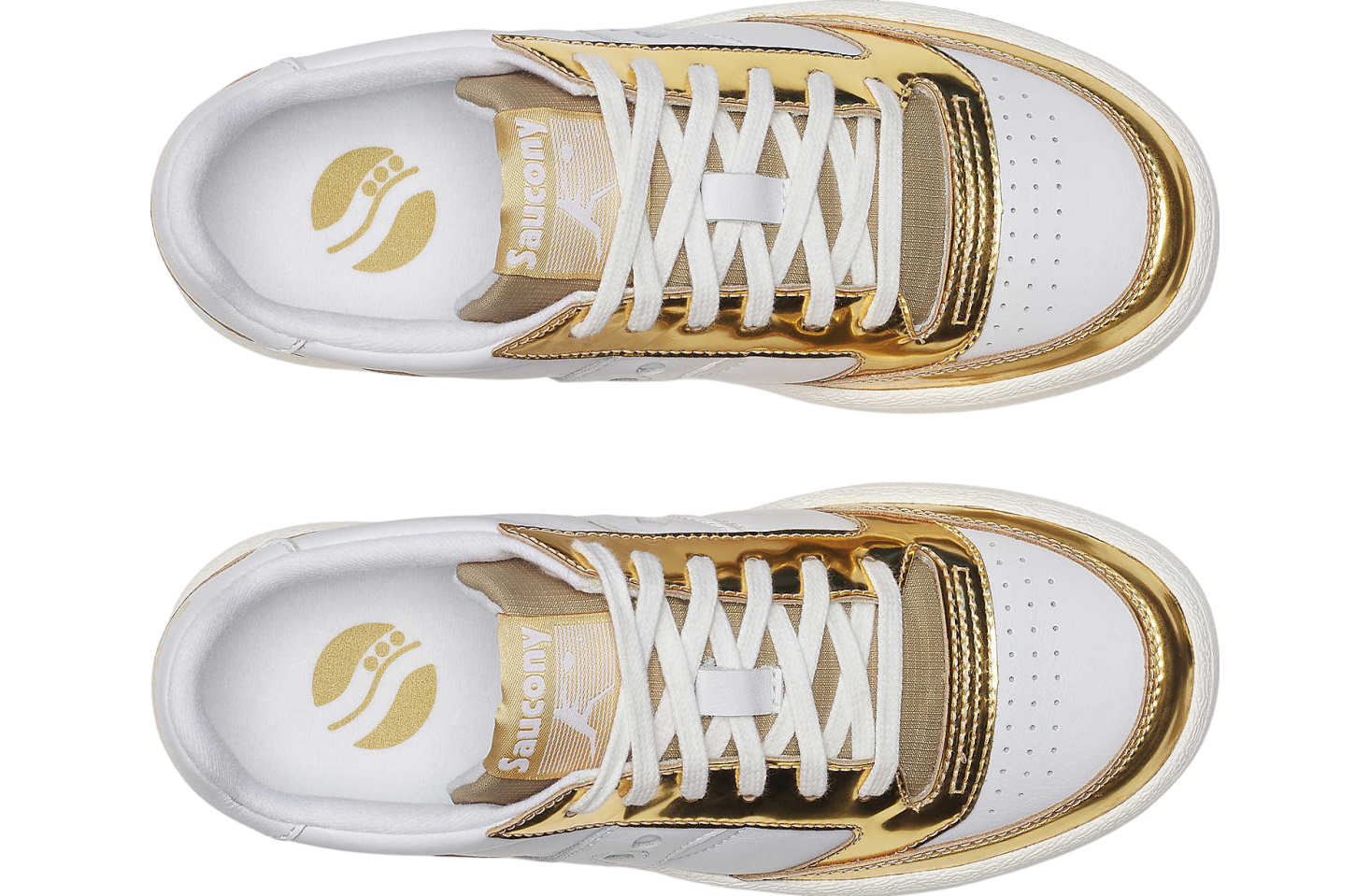 Saucony Jazz Court Silver Gold WMNS White Gold