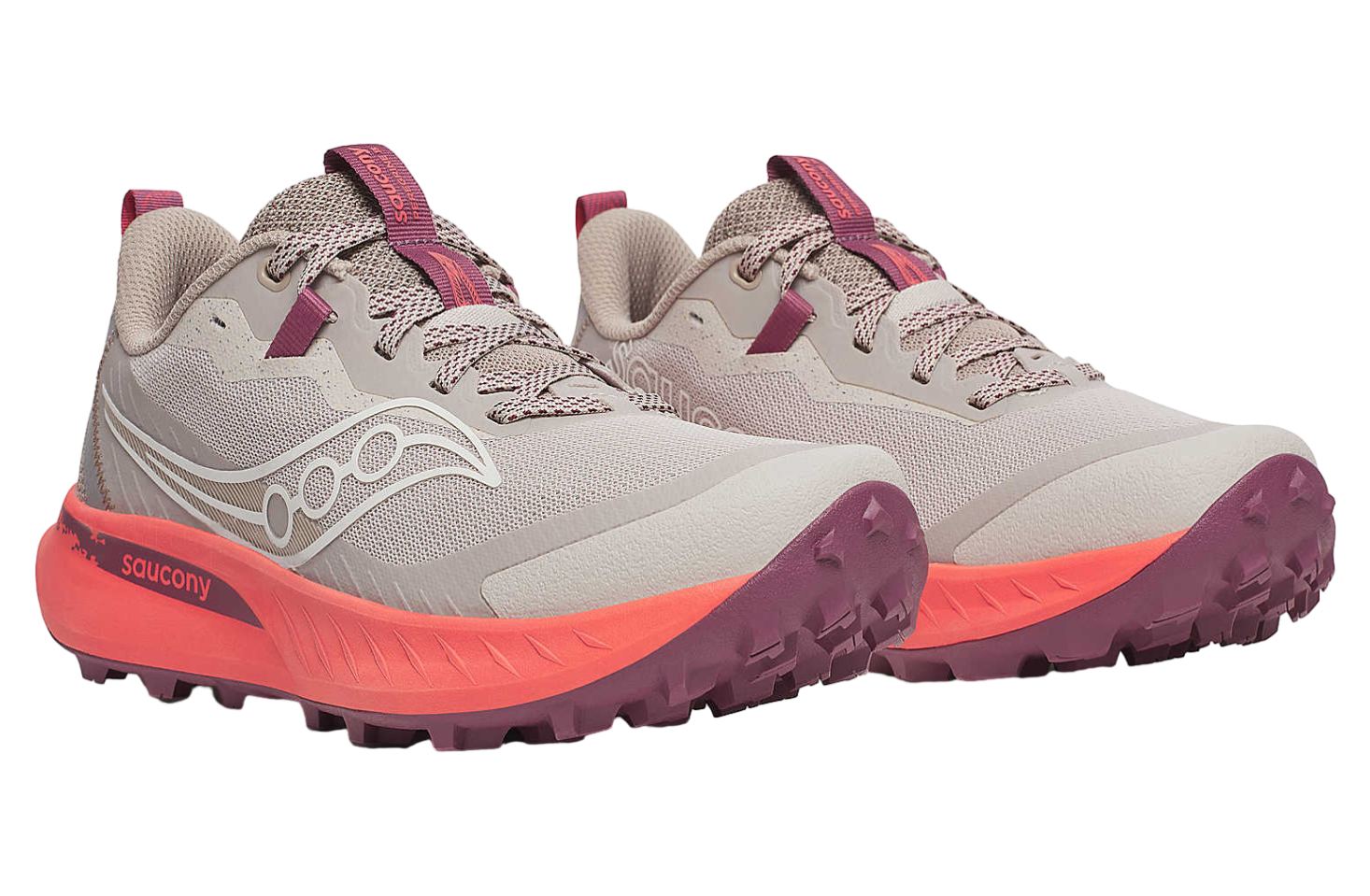 Saucony Peregrine 15 WMNS Oat / Salmon