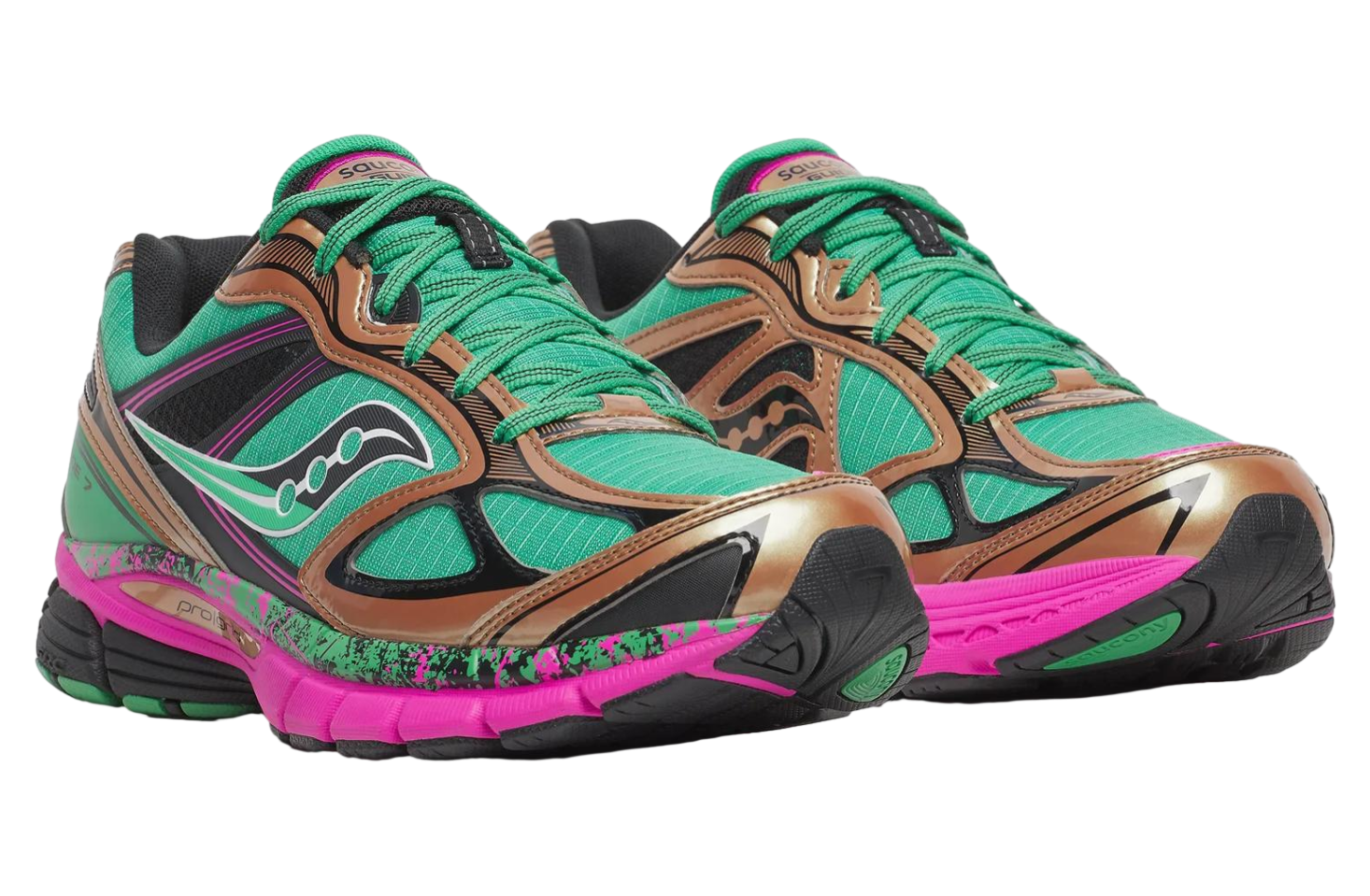 Saucony Progrid Guide 7 Hi Octane Green / Bronze