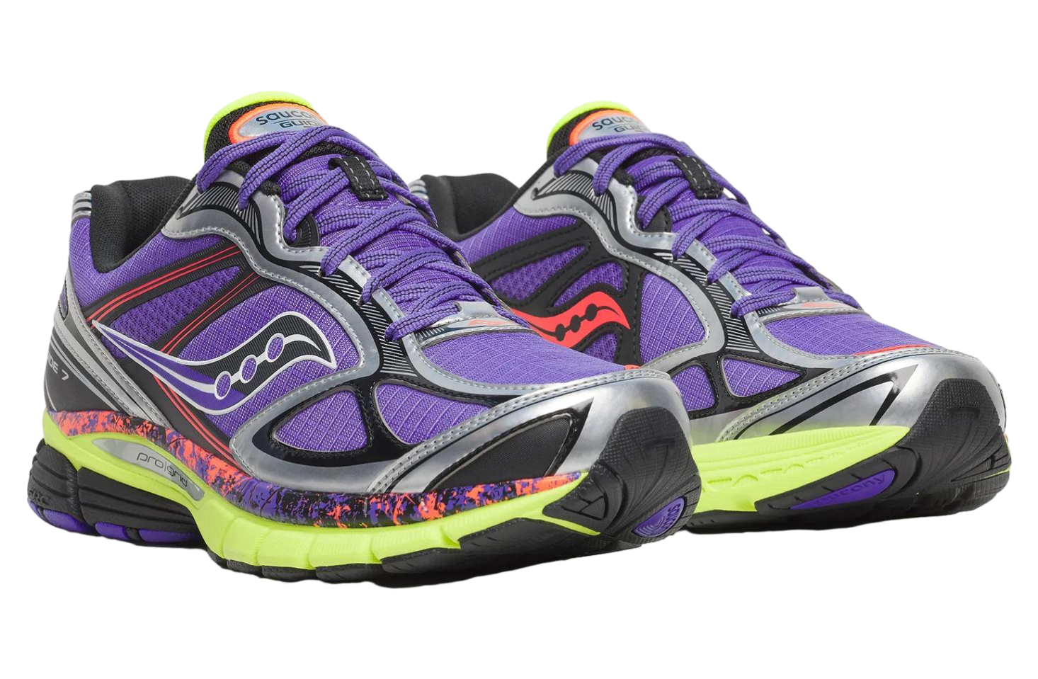 Saucony Progrid Guide 7 Hi Octane Purple / Citron
