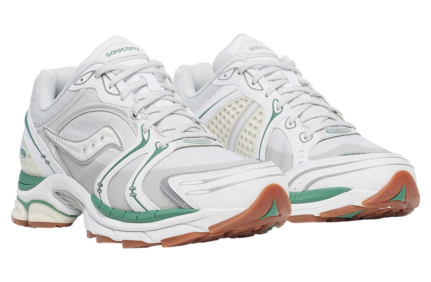 Saucony Progrid Triumph 4 Light Tan / Green