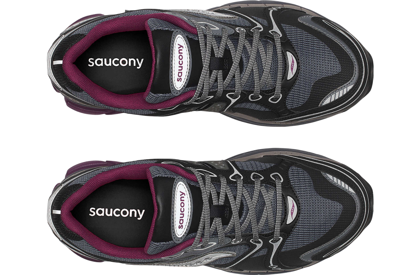 Saucony Progrid Triumph 4 Winter Tech Dark Grey / Plum