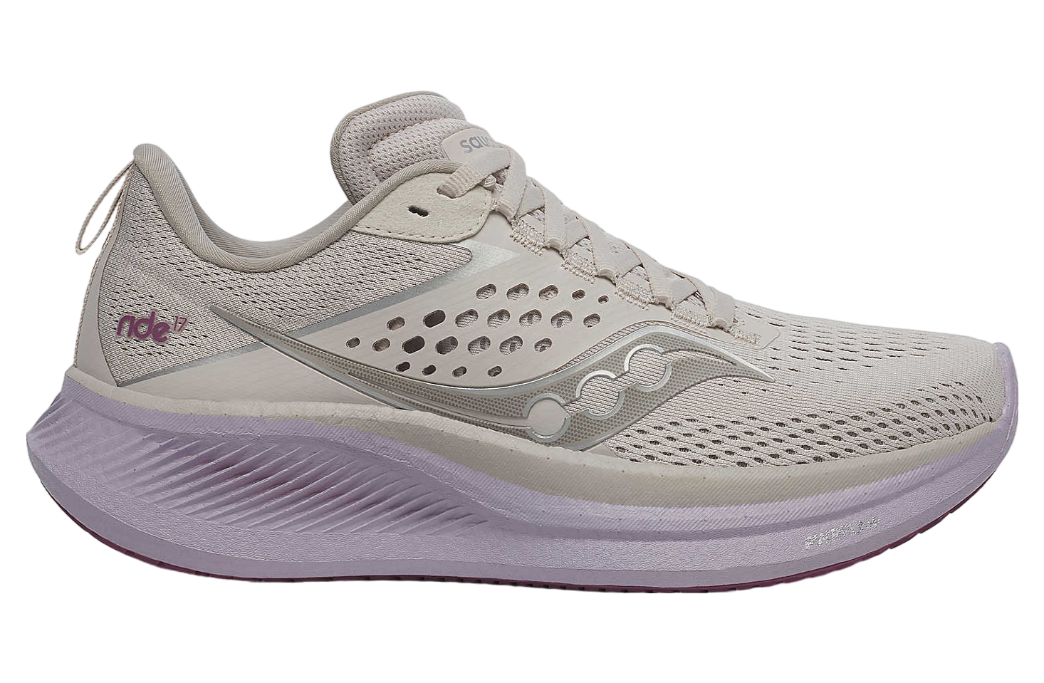 Saucony Ride 17 Wide WMNS Moon / Viola