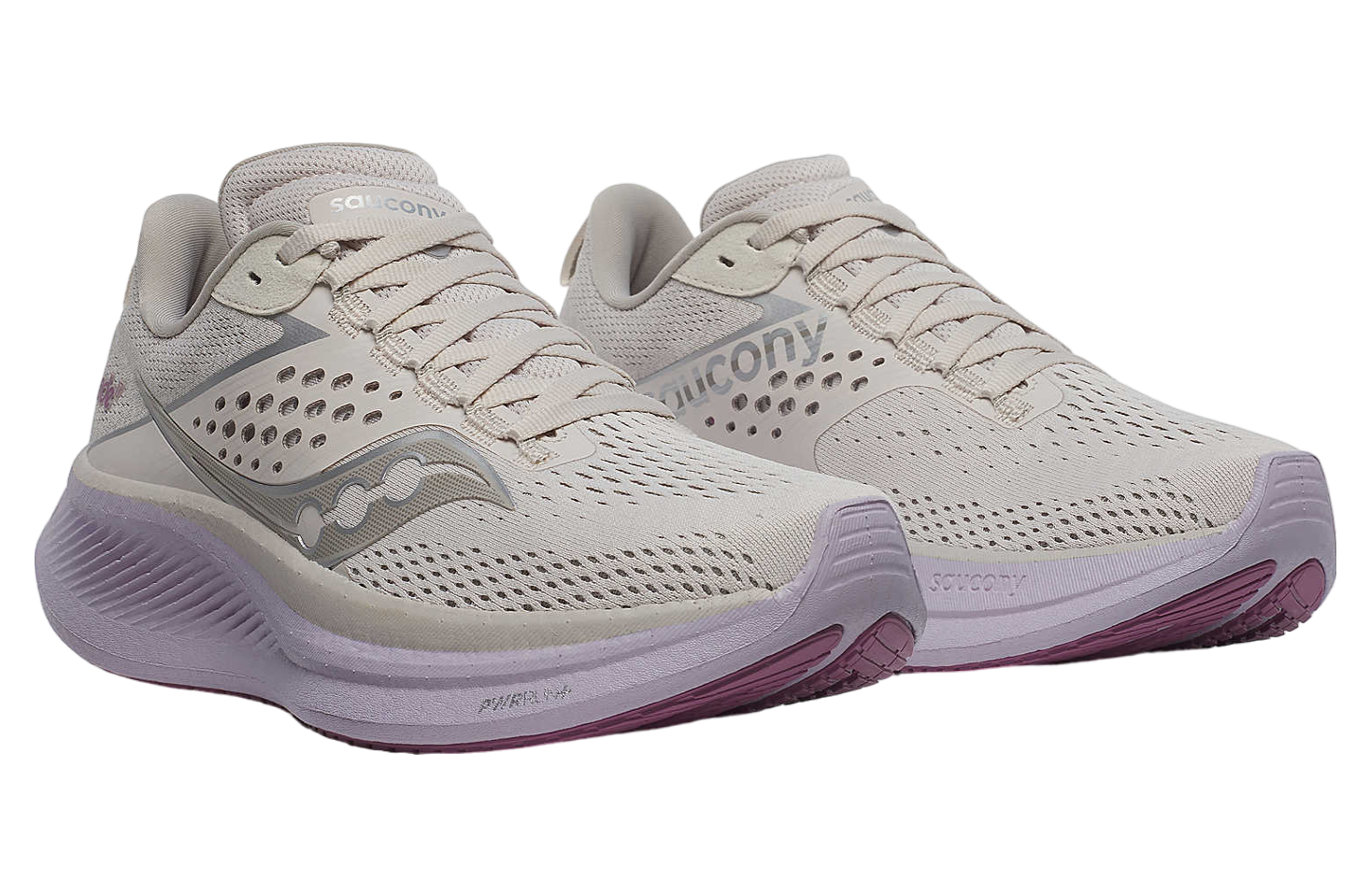 Saucony Ride 17 Wide WMNS Moon / Viola