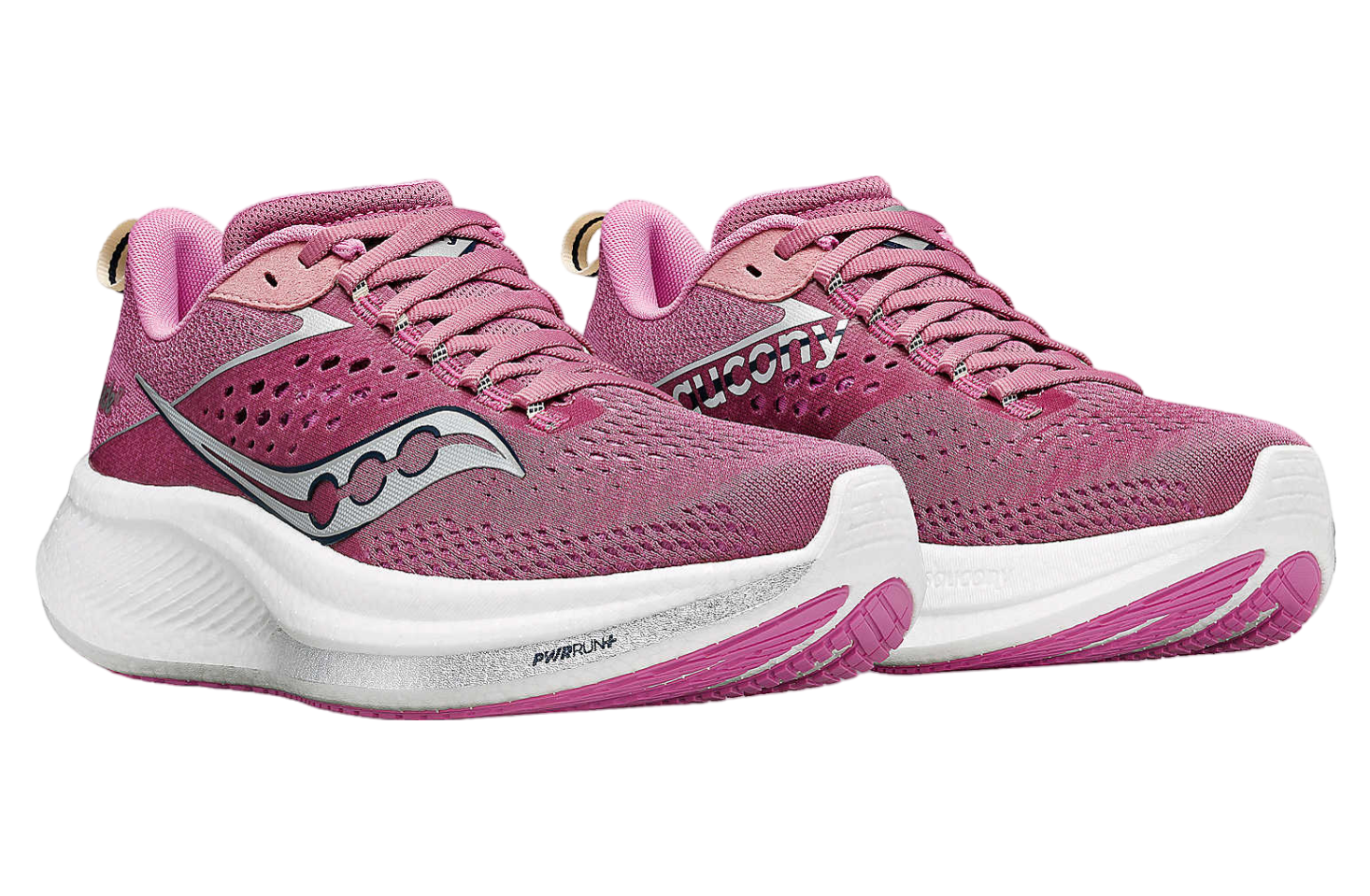 Saucony Ride 17 Wide WMNS Orchid / Silver