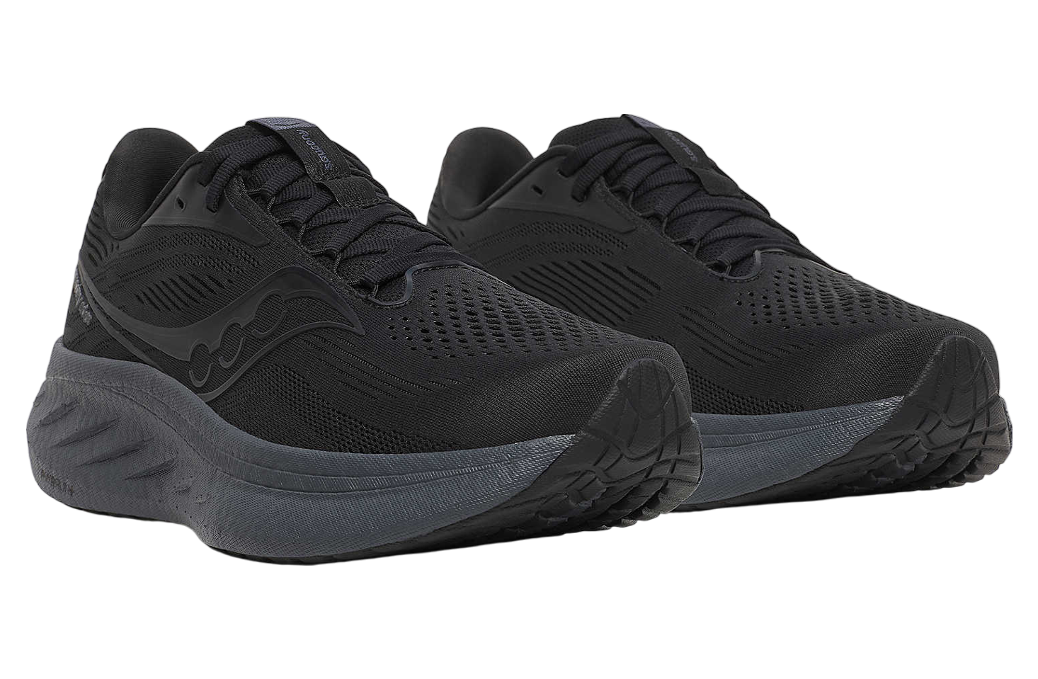 Saucony Ride 18 Wide Black / Shadow