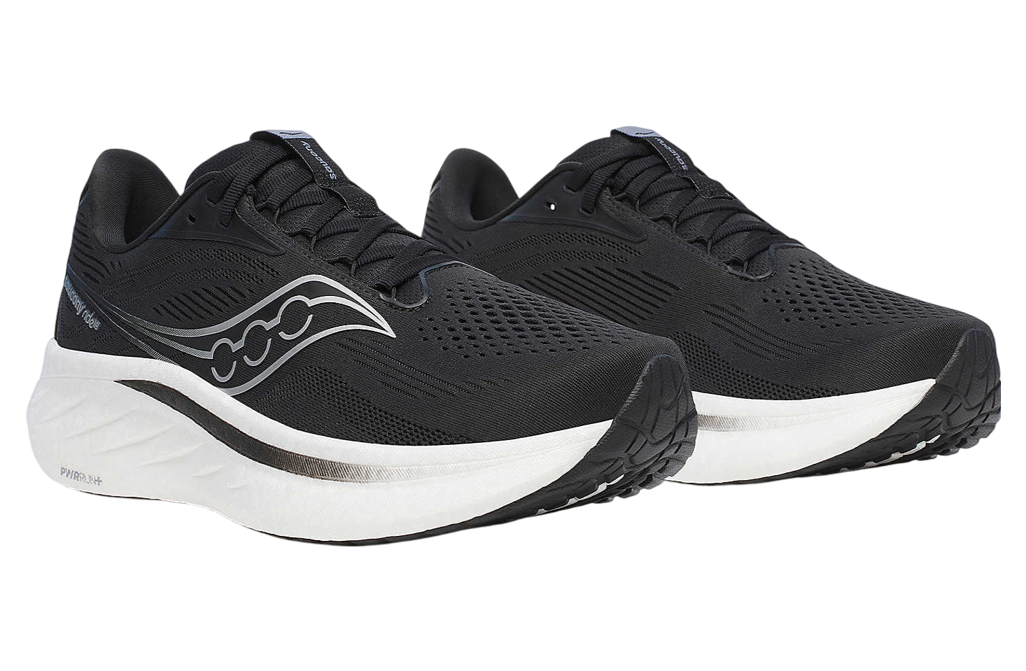 Saucony Ride 18 Wide Black / White