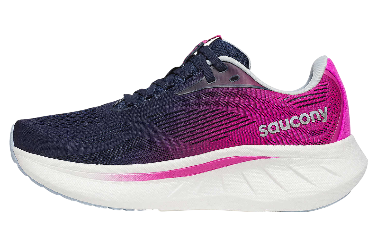 Saucony Ride 18 Wmns Navy / Fuchsia