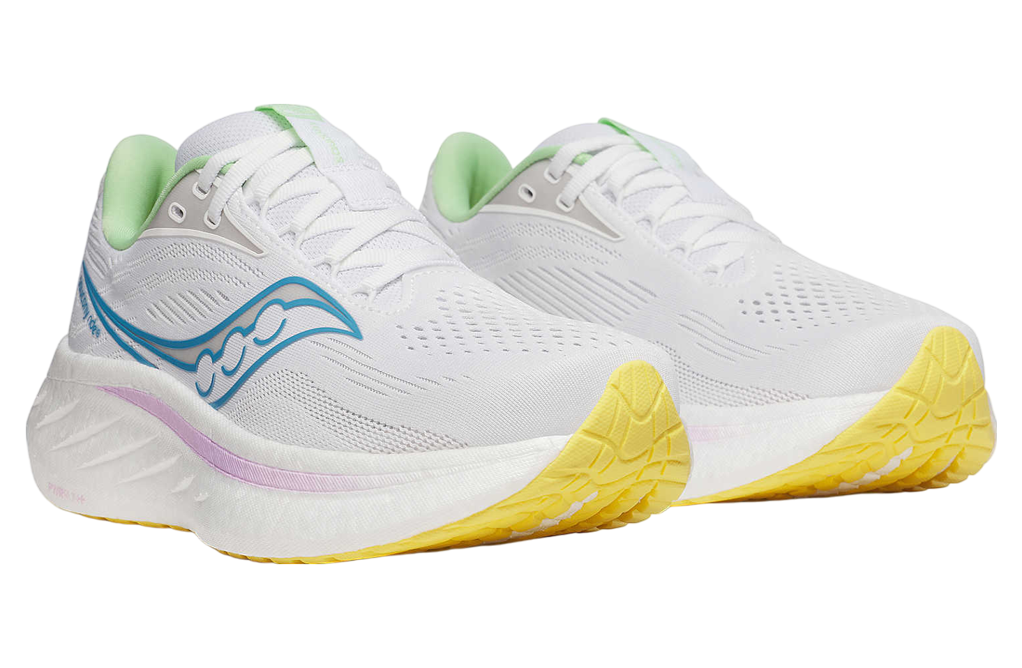 Saucony Ride 18 Wmns White / Verbana