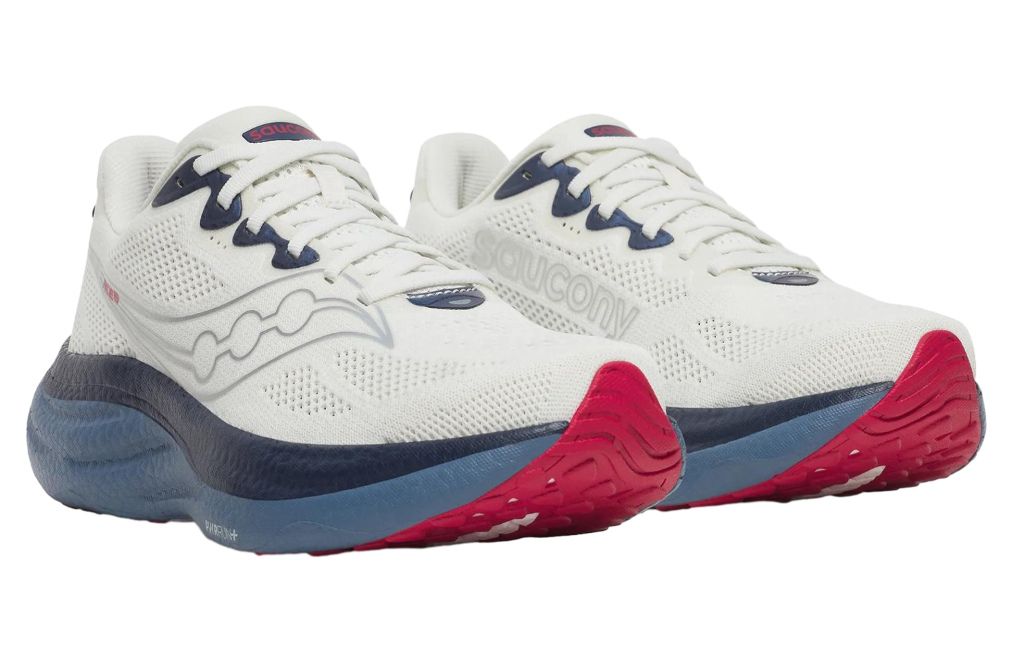 Saucony Ride 19 Ivory / Storm