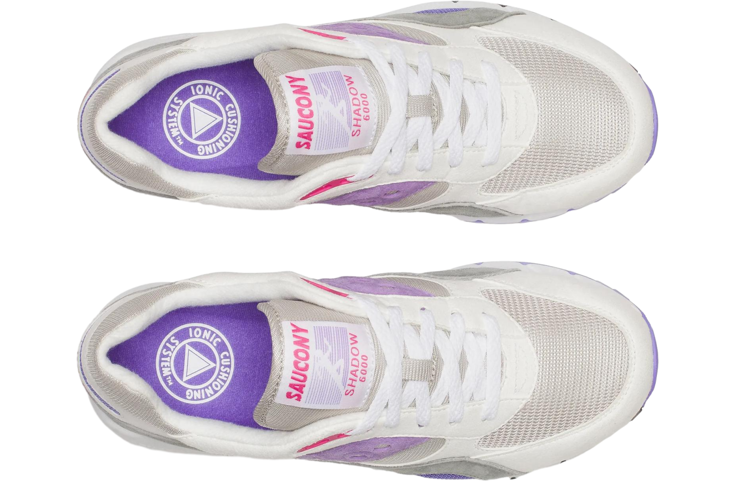 Saucony Shadow 6000 White / Grey / Purple