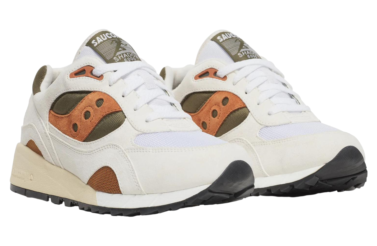 Saucony Shadow 6000 White / Rust / Orange