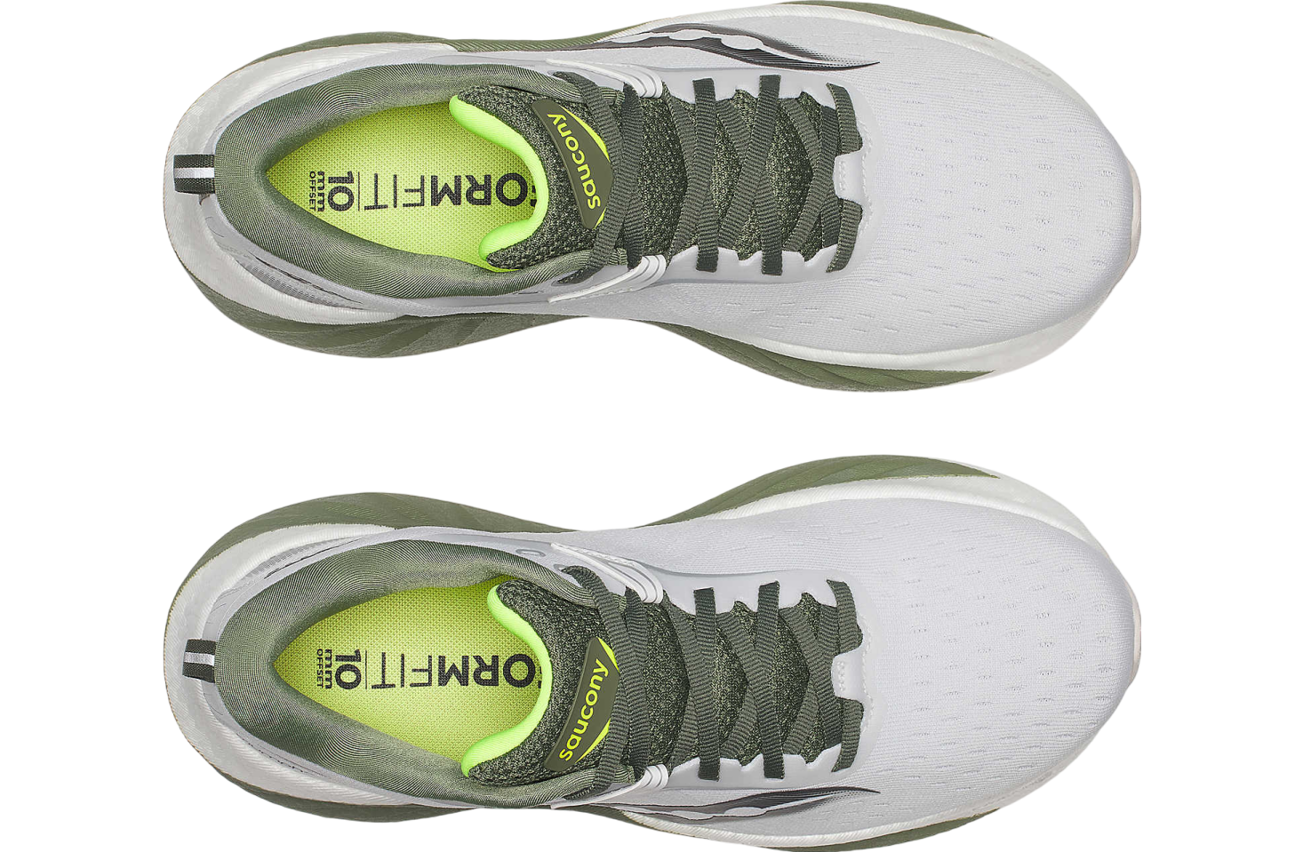 Saucony Triumph 22 White / Olivine - May 2024 - S20964-136