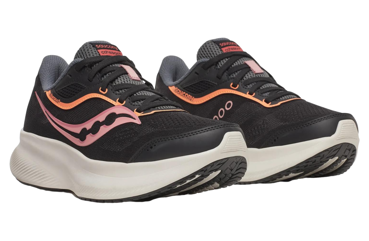 Saucony Wmns Cohesion 18 WMNS Black / Salmon