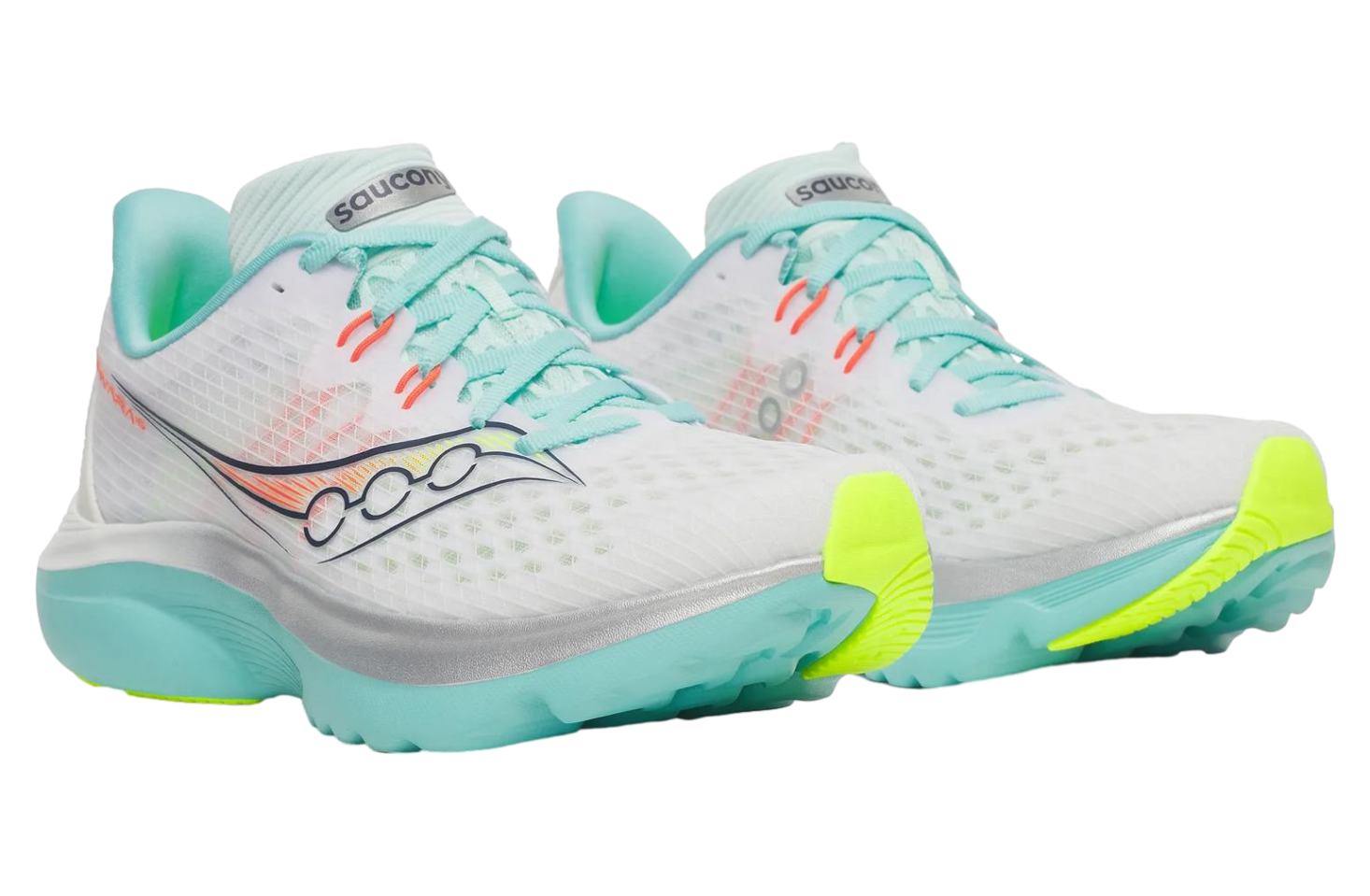 Saucony Wmns Kinvara 16 WMNS White / Aqua