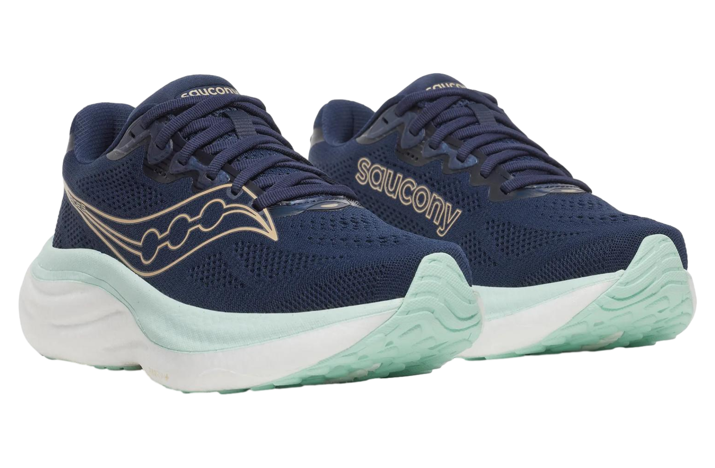 Saucony Wmns Ride 19 Wide WMNS Navy / Aqua