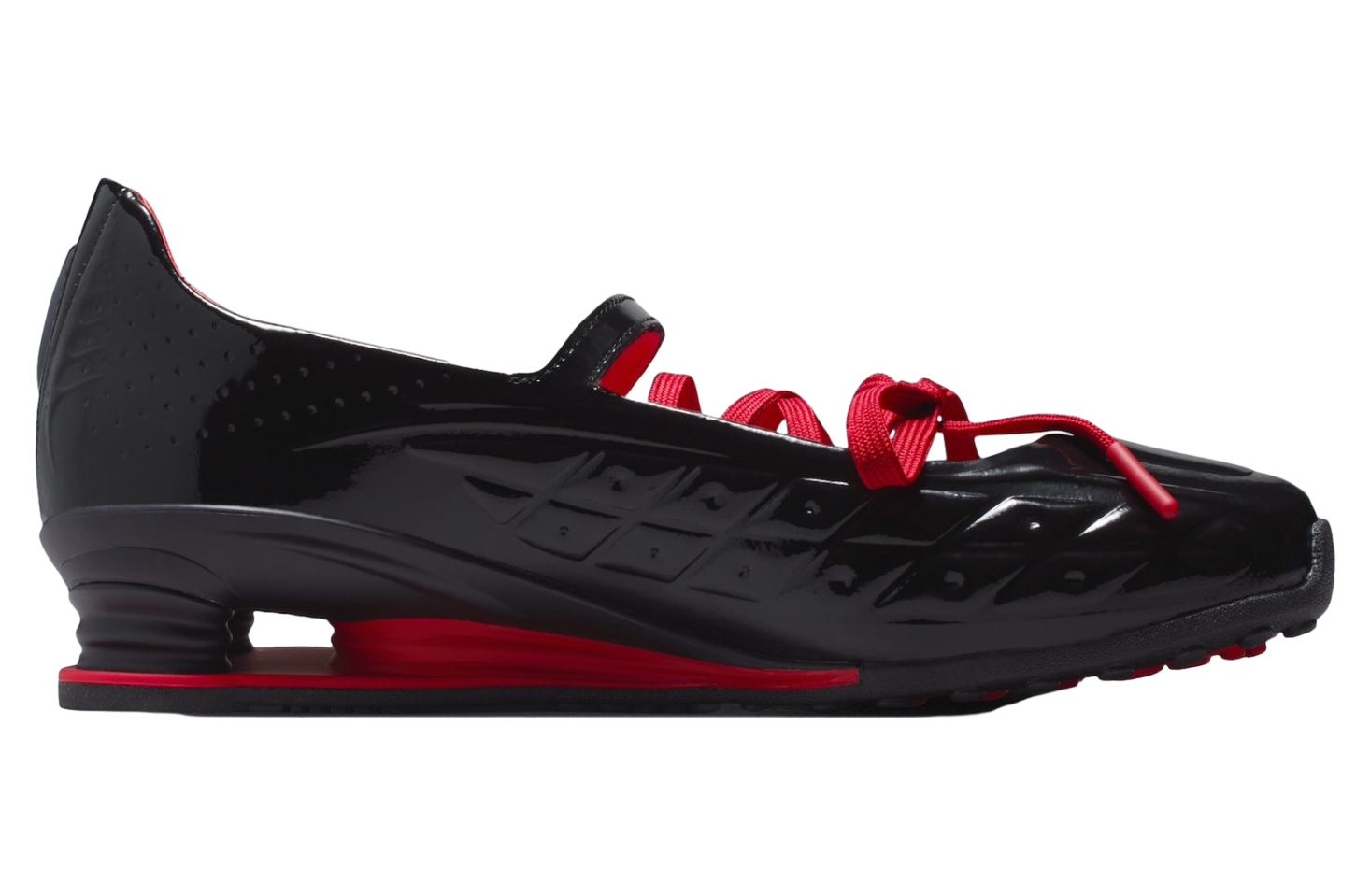 Shox Z Calistra x LABELHOOD Black / University Red
