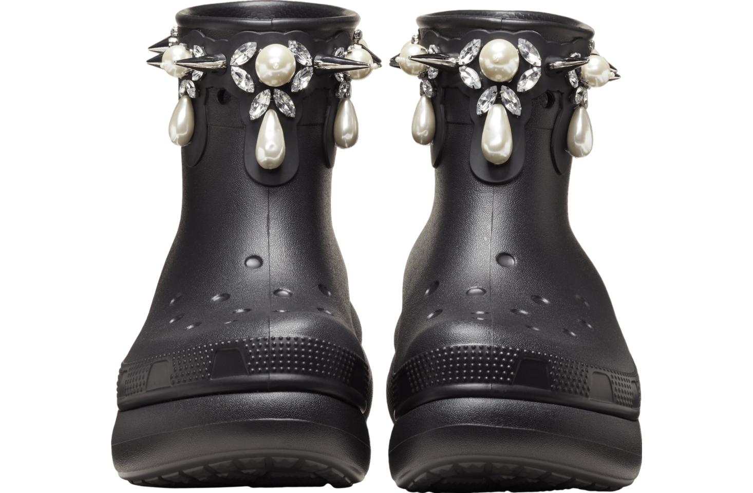 Simone Rocha X Crocs Crush Boot Black