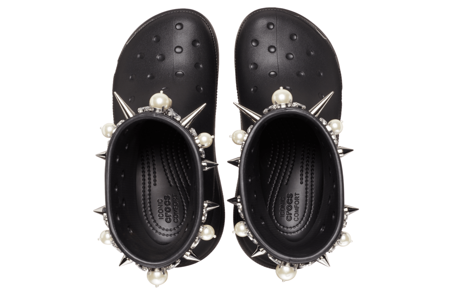 Simone Rocha X Crocs Crush Boot Black