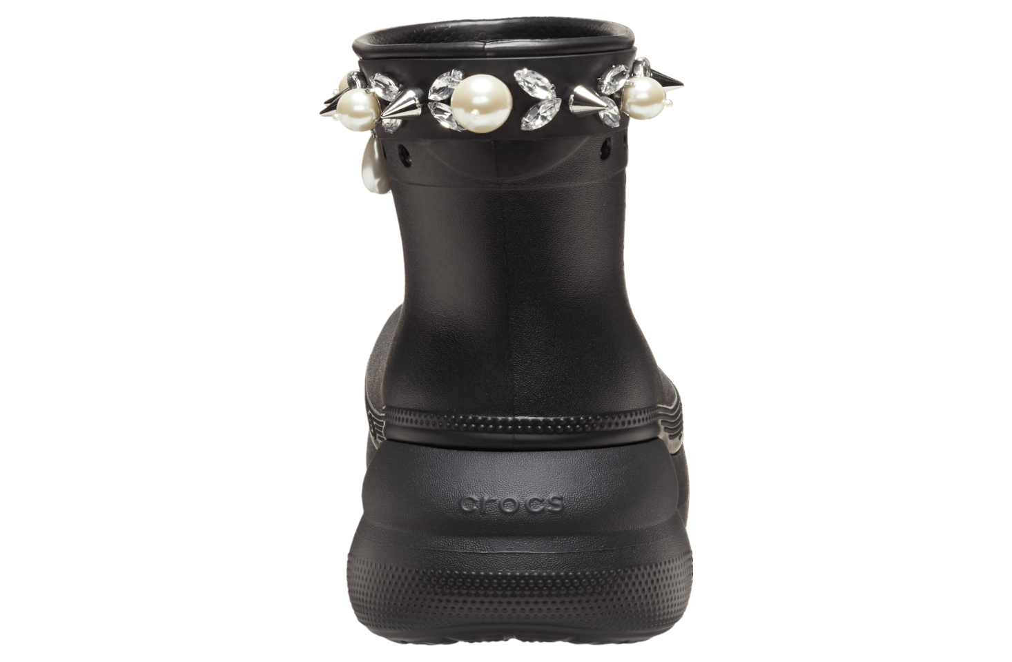 Simone Rocha X Crocs Crush Boot Black