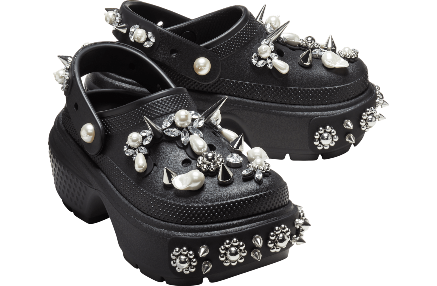 Simone Rocha X Crocs Stomp Clog Black