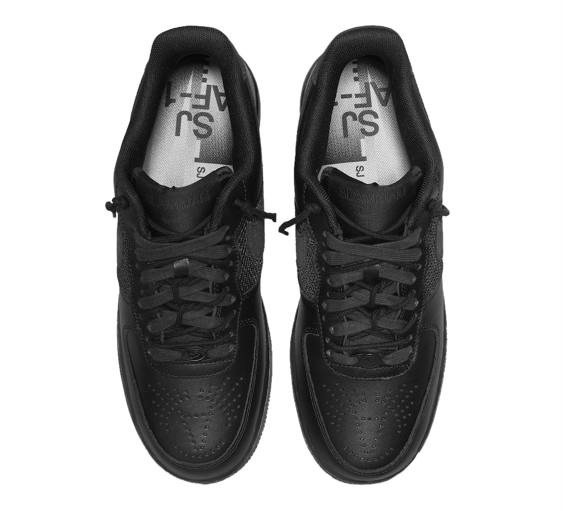 Slam Jam x Nike Air Force 1 Low Triple Black DX5590-001