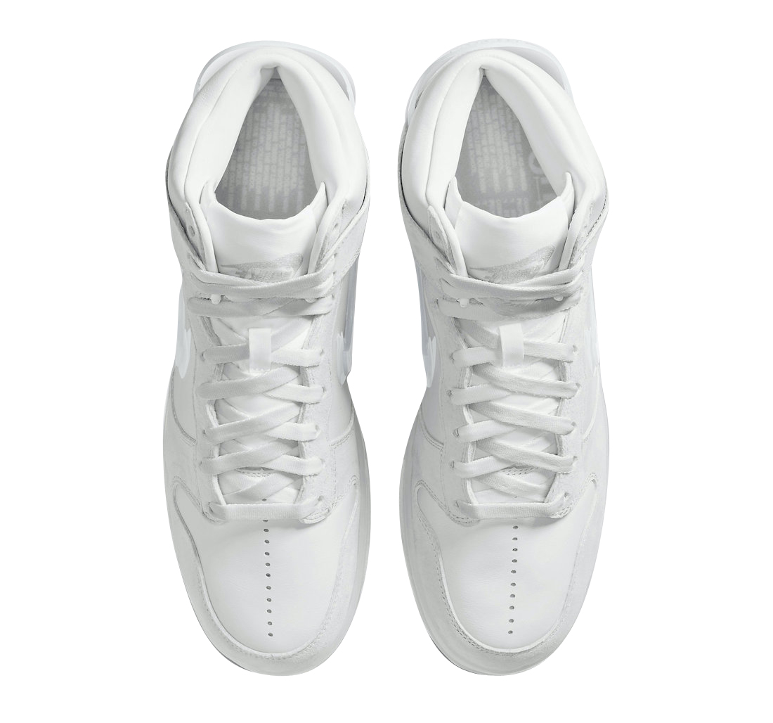 Slam Jam x Nike Dunk High White Pure Platinum DA1639-100