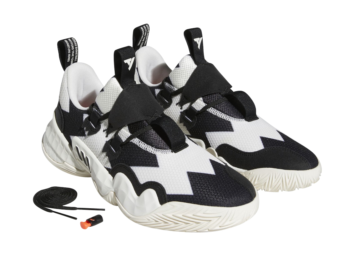So So Def x adidas Trae Young 1 White Black H68999 - KicksOnFire.com