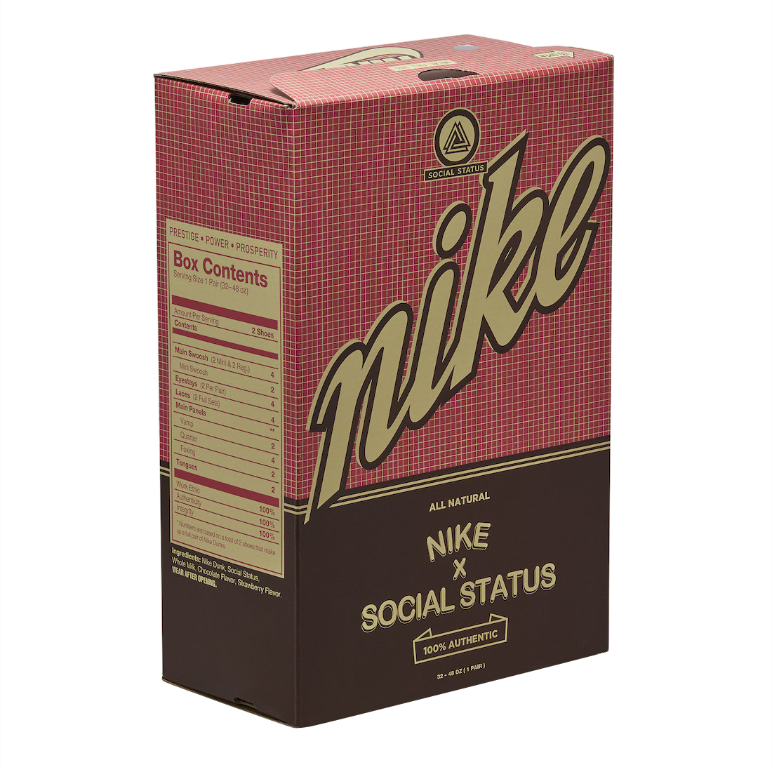 Social Status x Nike Dunk Mid Strawberry Milk DJ1173-600