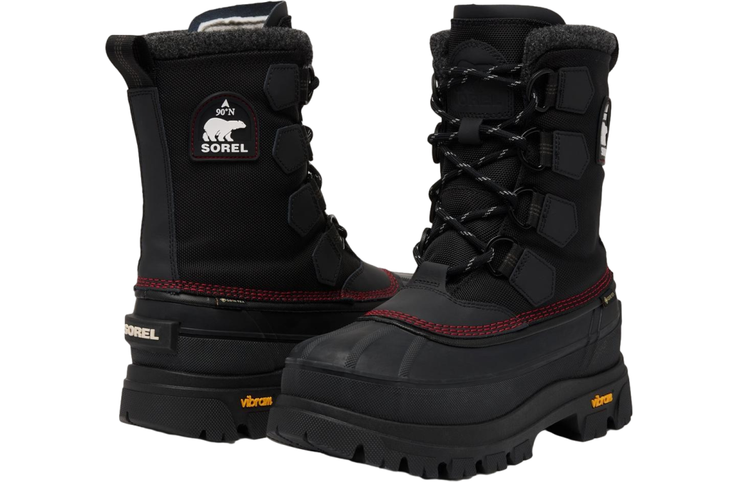 Sorel Caribou Horizon GTX Boot Black / Bright Red