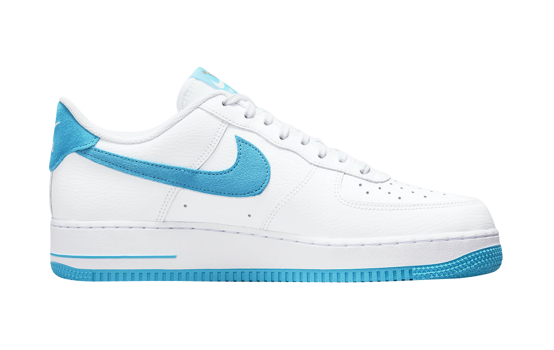  Nike Men's Air Force 1 Low Space Jam Tune Squad, White/Light  Blue Fury/White, 8