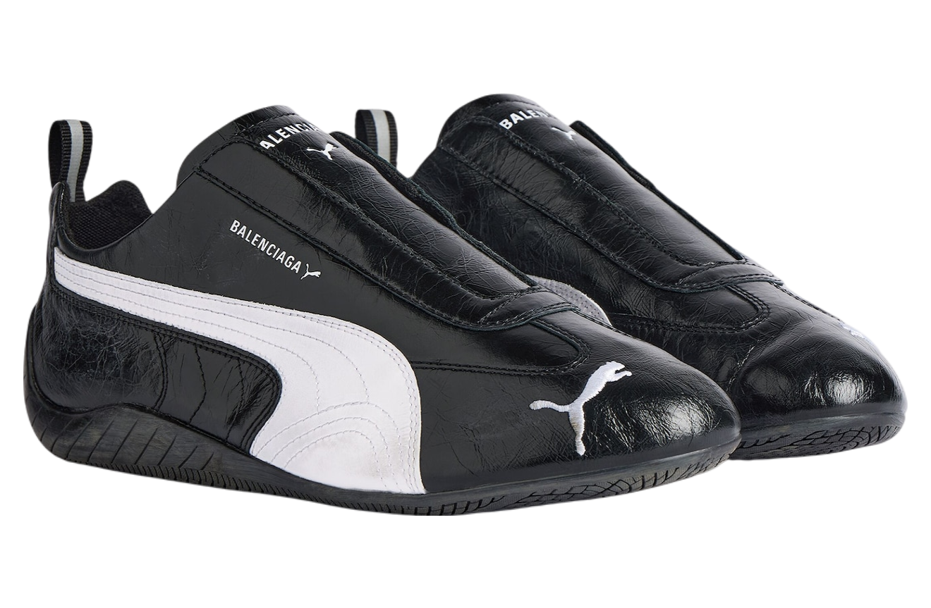 Speedcat Leather Balenciaga Black / White