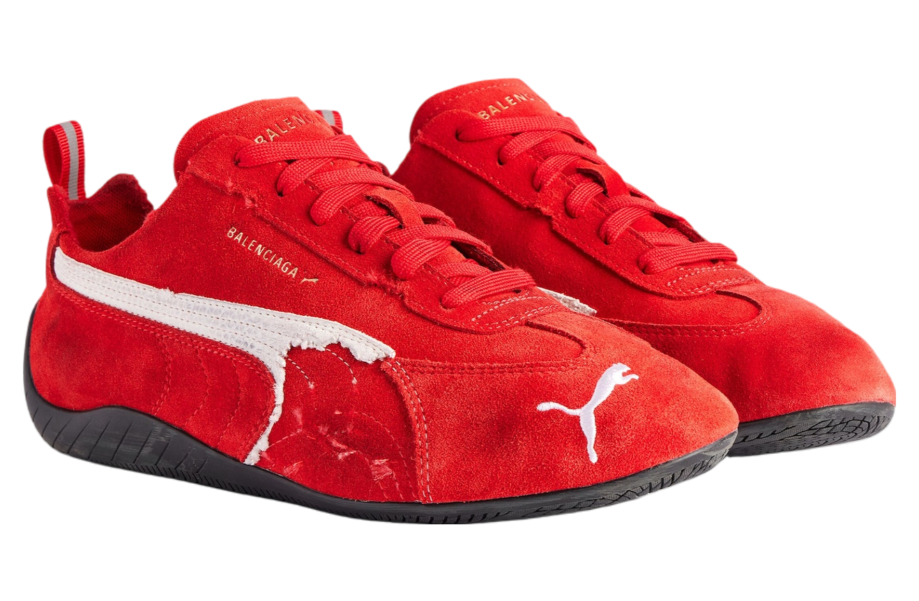 Speedcat Suede Balenciaga Red / White