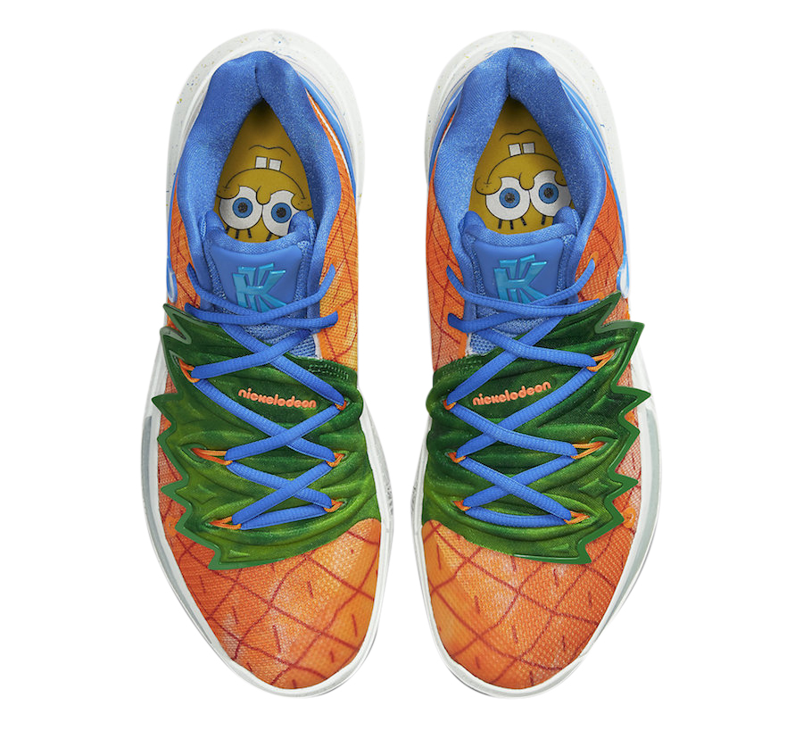 SpongeBob Nike Kyrie 5 Pineapple CJ6951-800 -