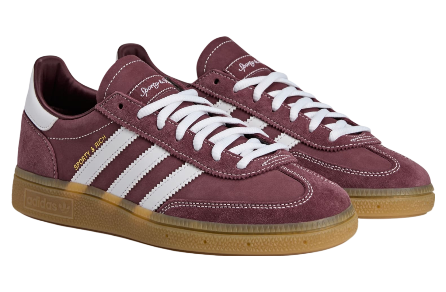 Sporty & Rich X Adidas Handball Spezial Night Shadow Red Shadow Red / Cloud White