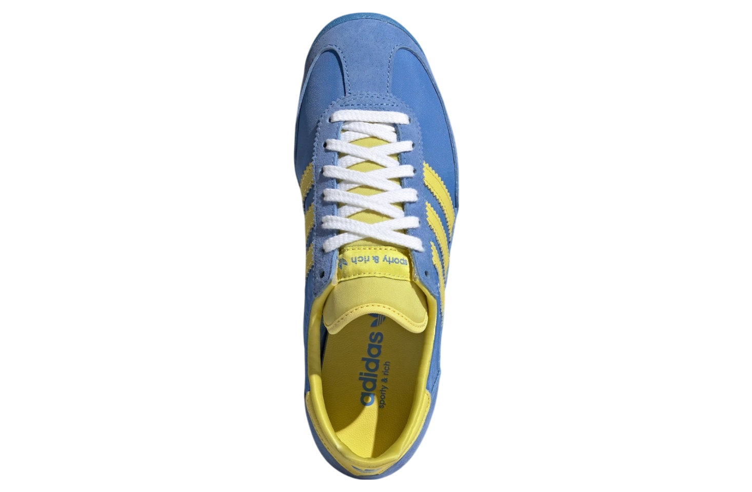 Sporty & Rich X Adidas Sl 72 Sweden Pack Blue / Yellow