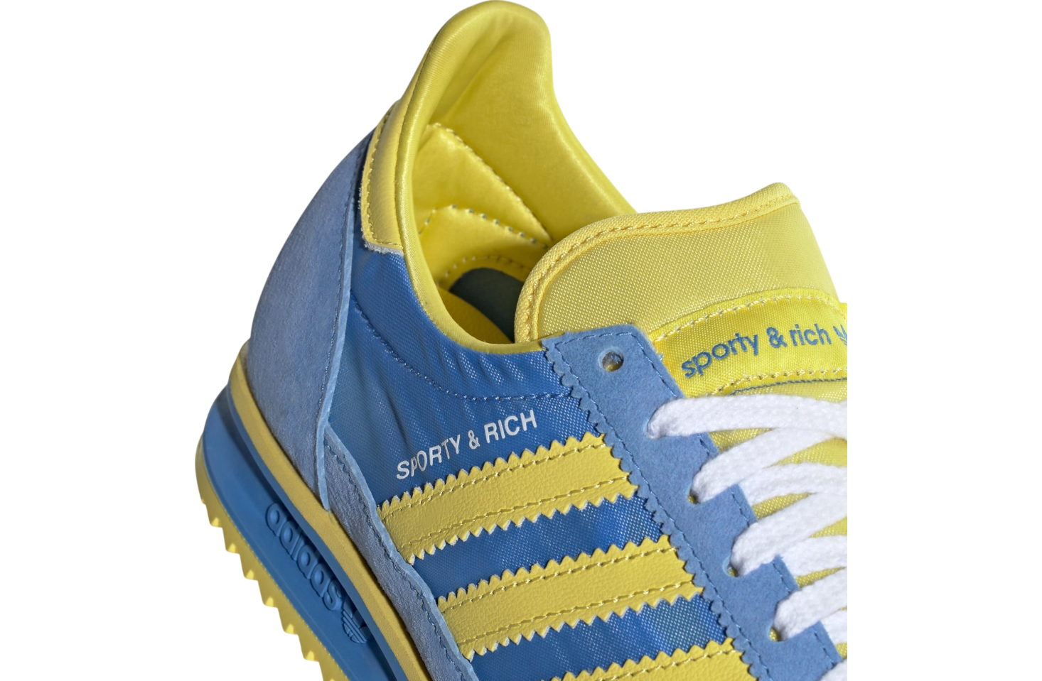 Sporty & Rich x adidas SL 72 Sweden Pack Real Blue / Light Yellow