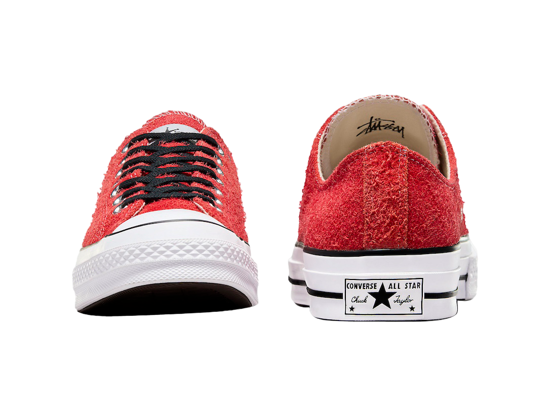 Stussy x Converse Chuck 70 Ox Poppy Red