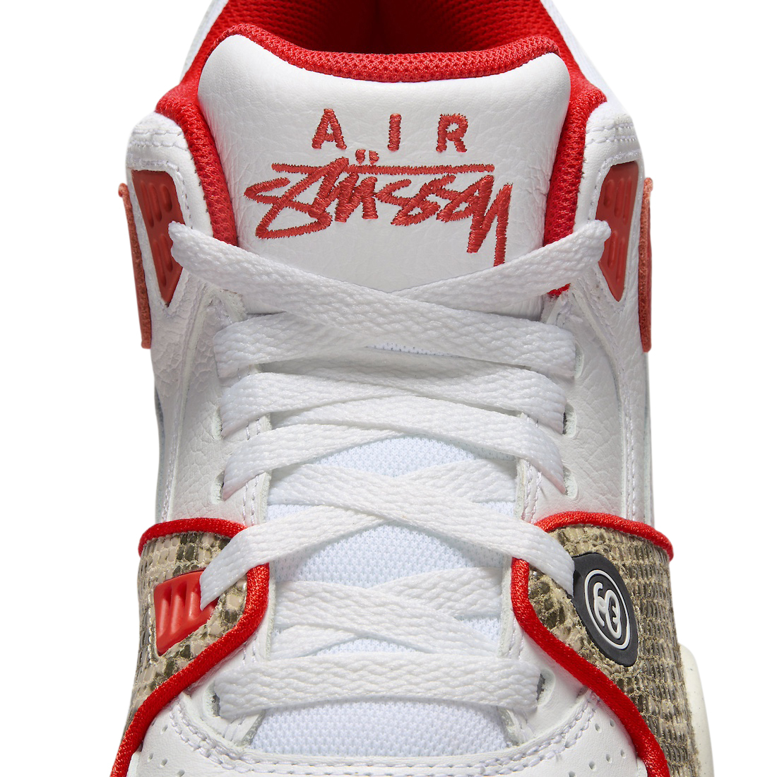 Stussy x Nike Air Flight 89 Habanero Red