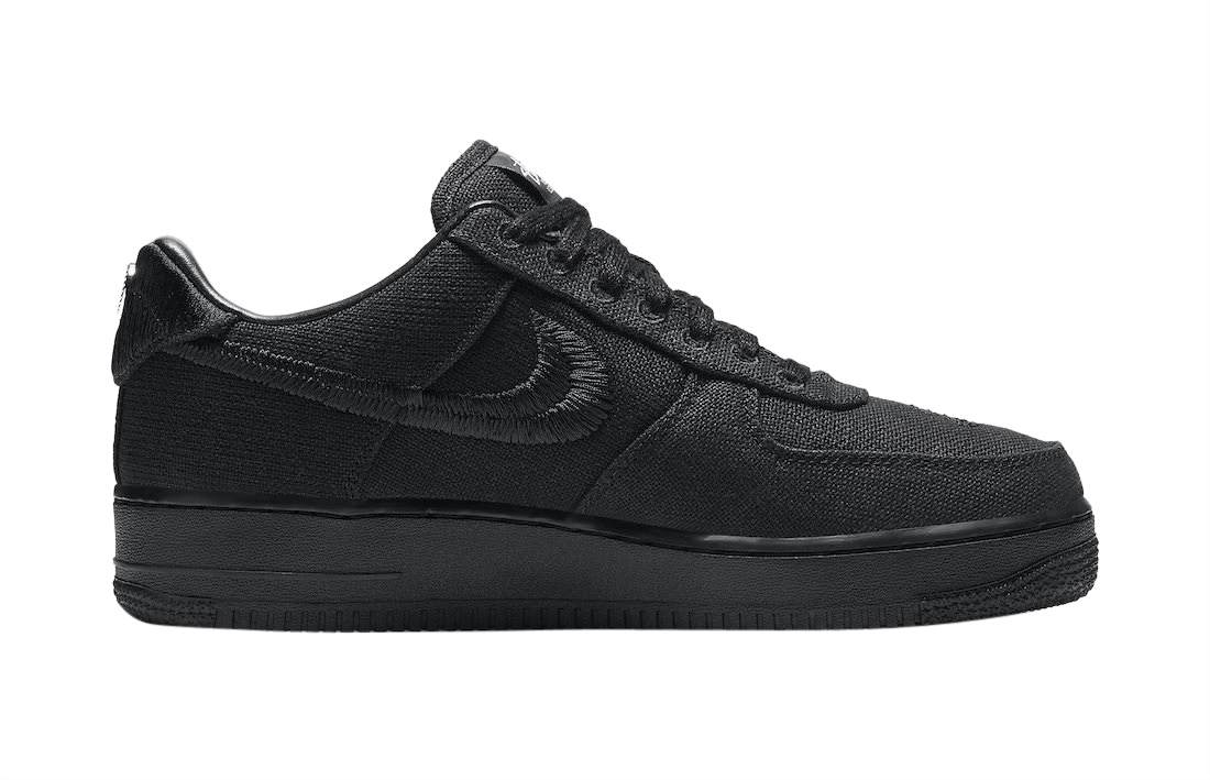 Stussy x Nike Air Force 1 Low Black CZ9084-001